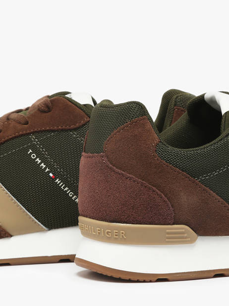 Sneakers Uit Leder Tommy hilfiger Bruin men 5679M1Q ander zicht 2